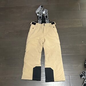 Bogner Tan and Black Kids Jumpsuit NWOT